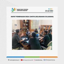 Rapat Persiapan Pembinaan Desa Cantik (Kelurahan Sulaiman) 