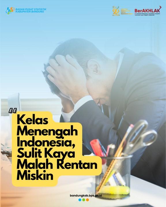 Indonesia's Middle Class is Hard to Get Rich but Prone to Poverty