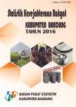 Statistik Kesejahteraan Rakyat Kabupaten Bandung 2016