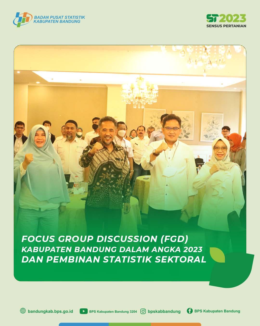  Focus Group Discussion (FGD) Penyusunan Daerah Dalam Angka 2023 dan Pembinaan Statistik Sektoral