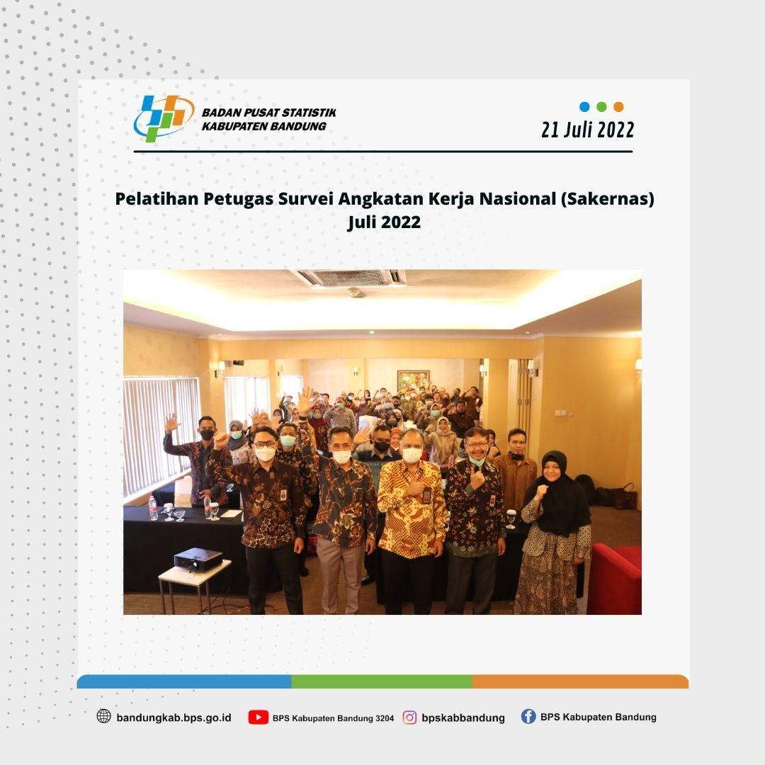 Pelatihan Petugas Survei Angkatan Kerja Nasional (Sakernas) Agustus 2022