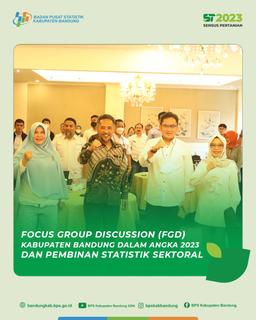  Focus Group Discussion (FGD) Penyusunan Daerah Dalam Angka 2023 dan Pembinaan Statistik Sektoral