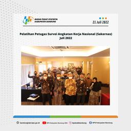 Pelatihan Petugas Survei Angkatan Kerja Nasional (Sakernas) Agustus 2022